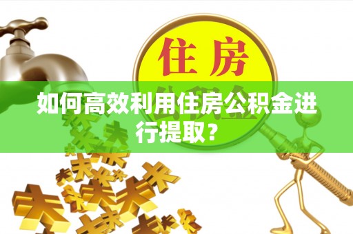 铜梁如何高效利用住房公积金进行提取？